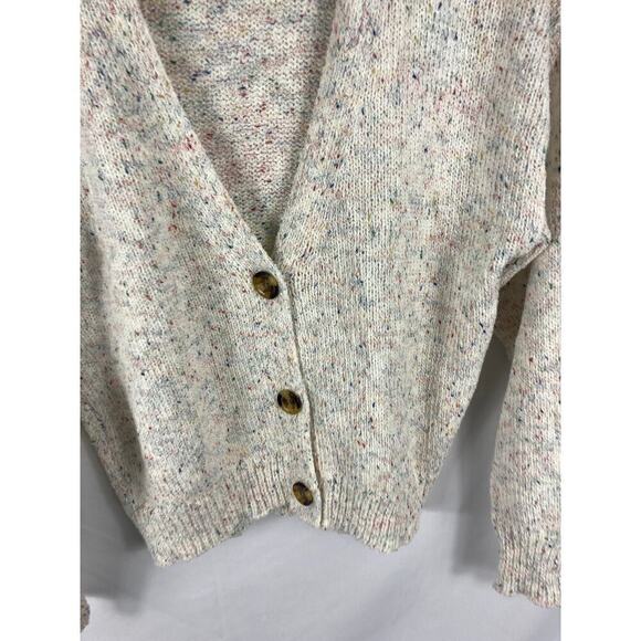 Lulus Happy Thoughts Multiknit Button Front Cardigan Sweater Size XS - Picture 3 of 6